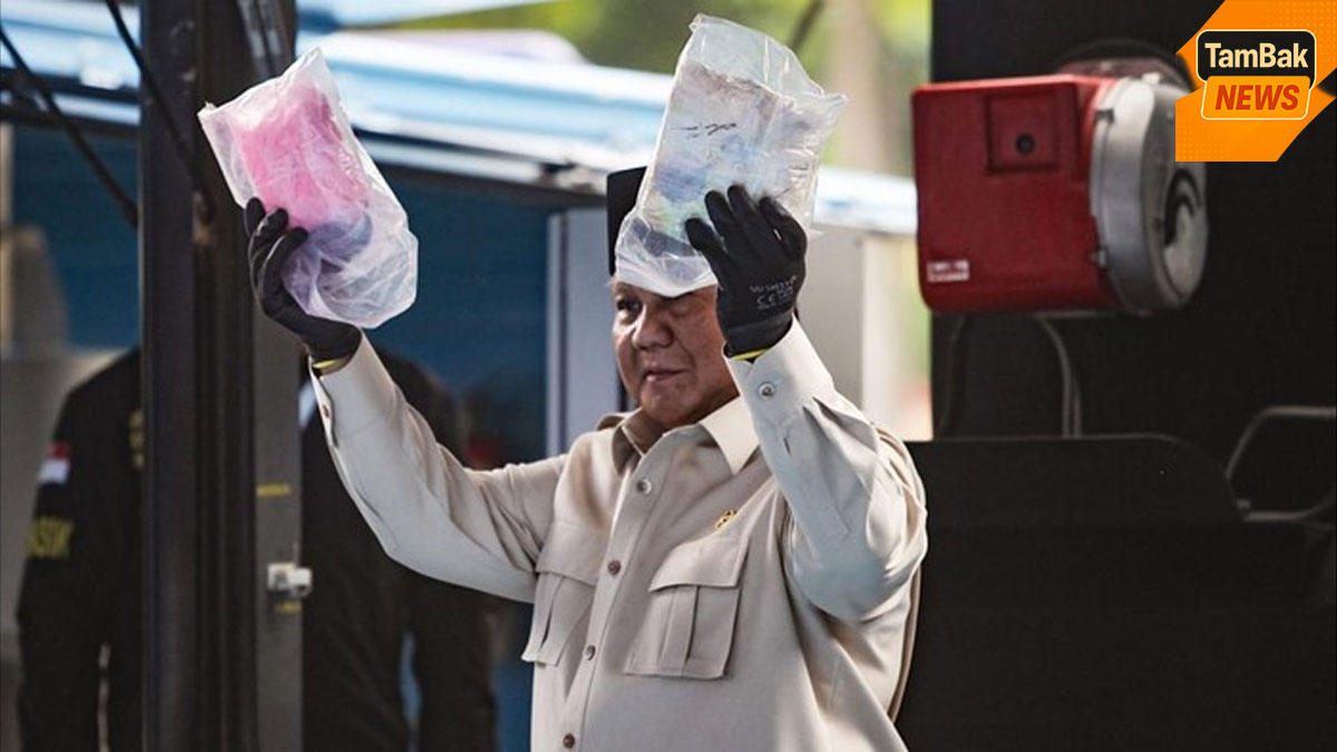 Didampingi Kapolri, Prabowo Pimpin Pemusnahan 214 Ton Narkoba di RI