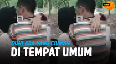 iral 2 pemuda melakukan mesum di tempat umum